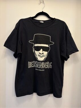 Breaking Bad Heisenberg Yellowstone National Park T Shirt Men's Large Black